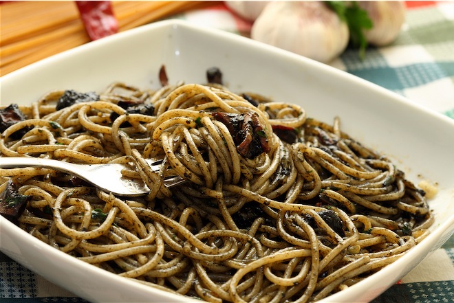 spaghetti nero seppia